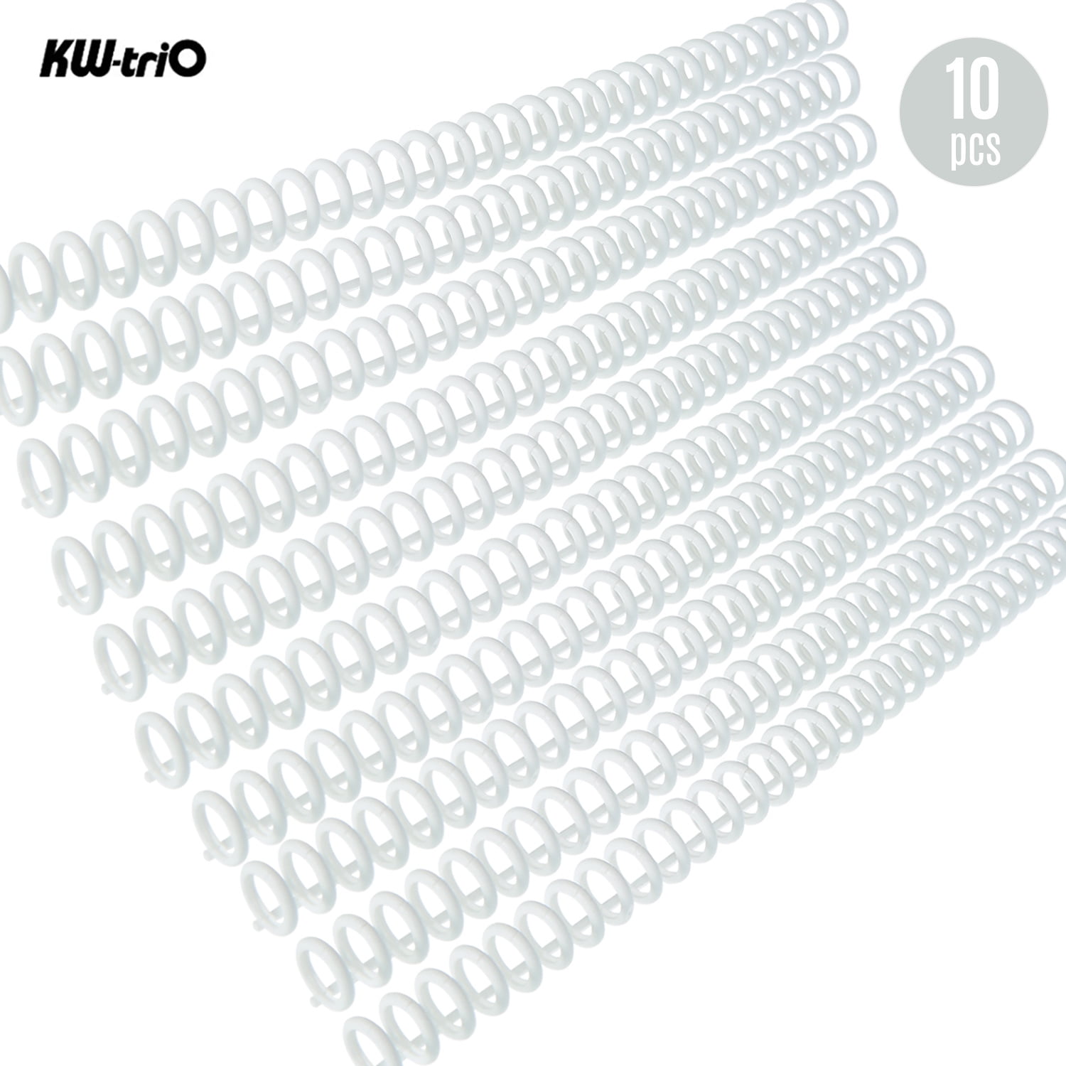 KWtrio 10pcs 30Hole Loose Binders Ring Binding Spines Combs 85 Sheets