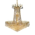 thumbnail image 1 of Elegant Lighting Victoria 29" 16 Light Royal Crystal Chandelier, 1 of 1