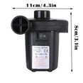 thumbnail image 3 of Home Car Electrical Power Storage Air Flow Quick Fill Air Flow For Inflatables Portable Air Mattress Flow For Beds Inflatable Cushion Couch Pool Floats Inflatable Pool, 3 of 7