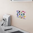 thumbnail image 5 of Yayeee Toggle Light Switch Wall Plate 3-Gang 6.37"x4.48" Decorative Outlet Cover, Yellow Retro Shapes, 5 of 7