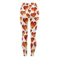 thumbnail image 6 of FAWUUDO Womens Stretch Leggings With Valentine Print Yoga Pants For Running Workout Elastic Fitness Tights Casual Holiday Season Wear, 6 of 9