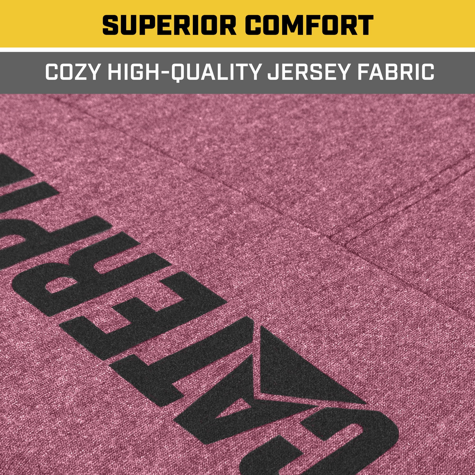 Cat CozyBlend Car Seat Covers, Burgundy Heather - Premium Jersey Fabric Seat Covers for Cars Trucks SUV, Universal Fit