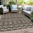 thumbnail image 6 of Addison Rugs Chantille Indoor/Outdoor Transitional Moroccan Brown Washable Rectangle Rug, 5' x 7'6", 6 of 6