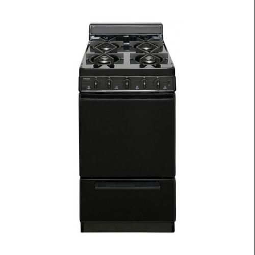 SHK100BP ADA Compliant Black 20 Sealed Gas Range with 2.4 Cu. Ft