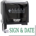 thumbnail image 1 of Large Self-Inking Sign Date Stamp, Trodat Printy 4913, Press and Print Stamping, Impression Size 7/8" x 2-1/4", Up to 10,000 Impressions - Green Ink, 1 of 10