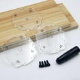 thumbnail image 4 of Zeiwohndc Portable Radius Jig Router Templates Woodworking Router Template Tools, 4 of 13