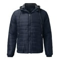 thumbnail image 2 of LEEy-world Mens Jacket Men's Winter Casual Thicken Multi-Pocket Field Jacket Outwear Cargo Jackets Coat Navy,3XL, 2 of 4