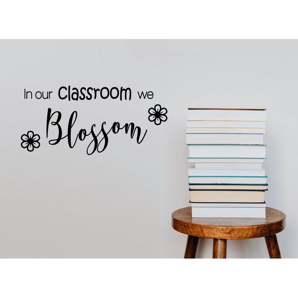 In Our Class We Blossom Vinyl Wall Art Lettering Decal Quotes 20 X 30 Adhesive Home Flowers Decor Design Removable Children S Bedroom Living Room School Second Decoration Sticker Com - Vinyl Home Decor Wood Stain In Our Class We Blossom Vinyl Wall Art Lettering Decal Quotes 20 X 30 Adhesive Home Flowers Decor Design Removable Children S Bedroom Living Room School Second Decoration Sticker Com - Vinyl Home Decor Wood Stain
