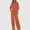 Orange, variant on Heisall Women's Two Piece Lounge Set Long Sleeve Top and Wide Leg Pants Solid Color Casual Spring Summer Outfits