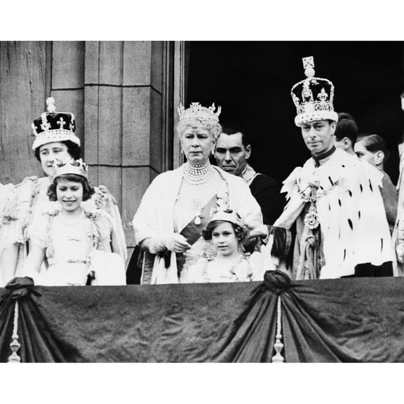 British Royal Family. From Left British Queen Elizabeth (Future Queen Mother) History (36 x 24)