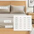 thumbnail image 5 of Great Bay Home Cotton Blend Flannel Sheet Set, CalKing, 4 Pieces, 5 of 6