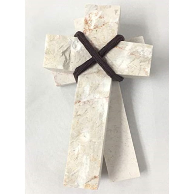 comfort cross the authentic 4" tall chiseled jerusalem stone cross