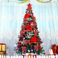 thumbnail image 4 of CUITING 10 Yard Christmas Glitter Wired Ribbon with Metallic Edge 2 Inch Christmas Tree Decorative Ribbons for Gift Wrapping  Wreath Decor  Home DIY Bow Crafts  Xmas Holiday Party Supplie, 4 of 8