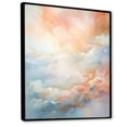 thumbnail image 2 of Designart "Ethereal Clouds Fluid Artistry VII" Clouds Floater Framed Canvas Wall Art, 2 of 5
