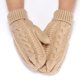 thumbnail image 4 of Guantes de punto para mujer, estilo invernal, cálidos, de terciopelo grueso, resistentes al frío, de color sólido, para montar a caballo y para hombre, 4 of 5