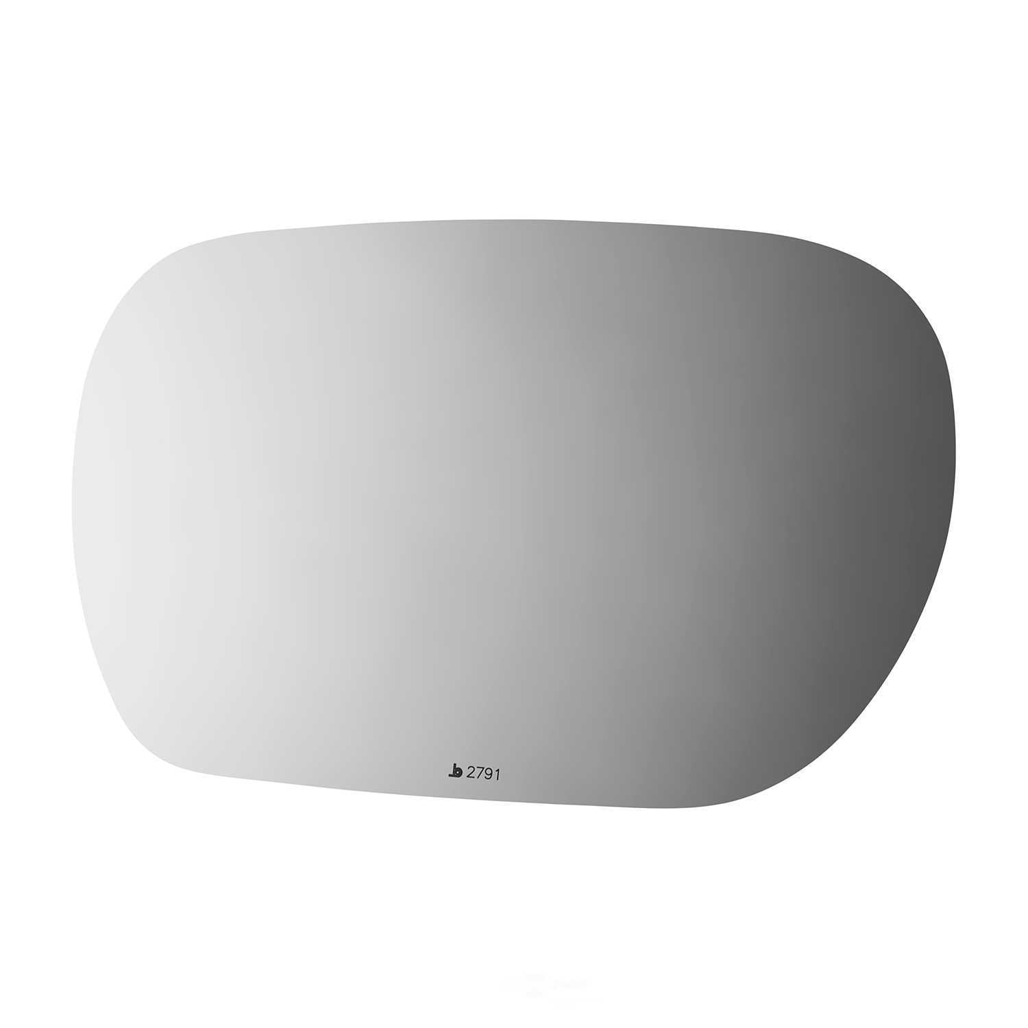 Burco Side View Mirror Replacement Glass - Clear Glass - 2791