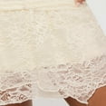 thumbnail image 4 of Generic Women Y2k Lace Mini Skirt Summer Ruffle Layered Sexy Mesh Sheer Short Skirts A Line Princess Lace Skirt Streetwear, 4 of 4