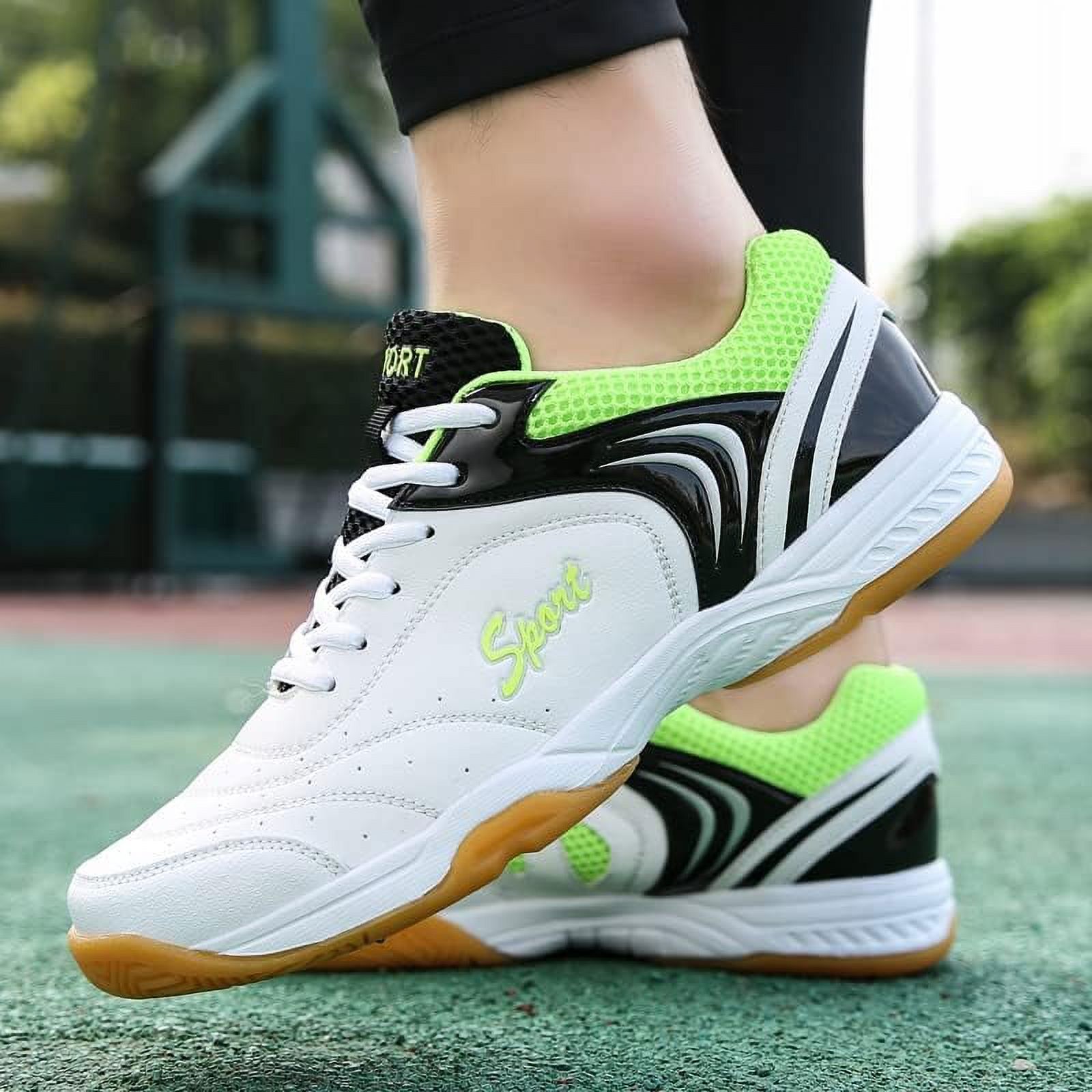Unisex Badminton Shoes | Non-Slip Indoor Court Trainers For Tennis, Squash, Volleyball - Lightweight & Breathable