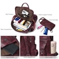 thumbnail image 4 of Mochila Shrie Fashion de piel para mujer, color negro, 4 of 6