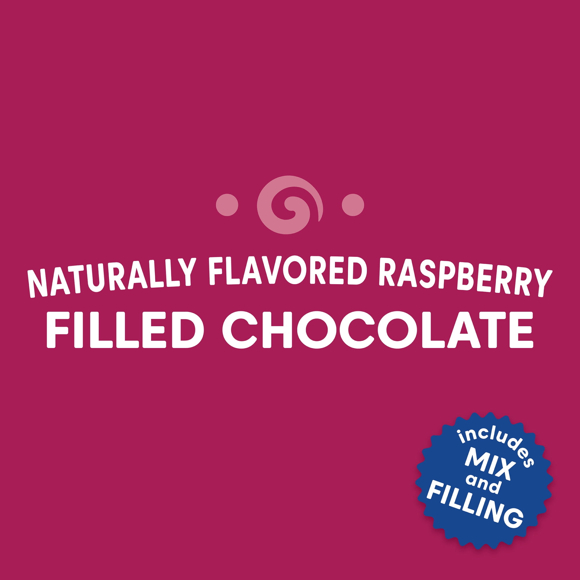 Pillsbury Raspberry Filled Chocolate Stuffed Cookie, 16 Oz Mix
