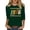 Green, variant on Women's Crew Neck T Shirts 3/4 Length Sleeve 1976 Graphic Print Pullover Tops Casual Vintage Comfy Tees (XL, Pink)