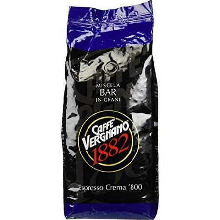 Caffe Vergnano Espresso Crema 800 Whole Beans (Best Espresso Beans For Crema)
