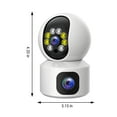 thumbnail image 4 of XWSHYW Aparatos Electrónicos Cámara de Vigilancia Wifi Inalámbrica para Interiores, Teléfono Móvil Conectado de Alta Definición para El Hogar, Cámara Inteligente con Visión Nocturna Remota, 4 of 6