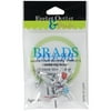 Eyelet Outlet Shape Brads 12/Pkg-Safety Pins