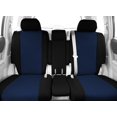 thumbnail image 2 of CalTrend Front 40/20/40 Split Bench Cordura Seat Covers for 2000-2002 Chevy/GMC Tahoe|Suburban|Yukon 1500-2500 - CV179-04CC Blue Insert with Black Trim, 2 of 3