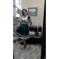 thumbnail image 5 of Vestido tradicional alemán a cuadros de alta calidad, traje Dirndl de Oktoberfest, traje para mujeres adultas, fiesta de lujo de Halloween, 5 of 5