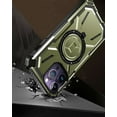 thumbnail image 3 of Bemz Rugged Case for iPhone 15 Pro Max - Tough Magnetic Ring Stand Charger Cover with Tempered Glass Screen Protectors (Midnight Green), 3 of 6