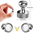 thumbnail image 2 of 10PCS Strong Refrigerator Magnets Powerful Grip, Easy To Remove, Holds 4 Kilos, Space Saving, Wide Range Of Applications,  Plated  For  Board Whiteboard Fridge, 2 of 8