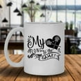 thumbnail image 2 of My Heart Belong To The Lacrosse Coffee Mug, Green Tea Cup, Teacup 11 oz, 2 of 3