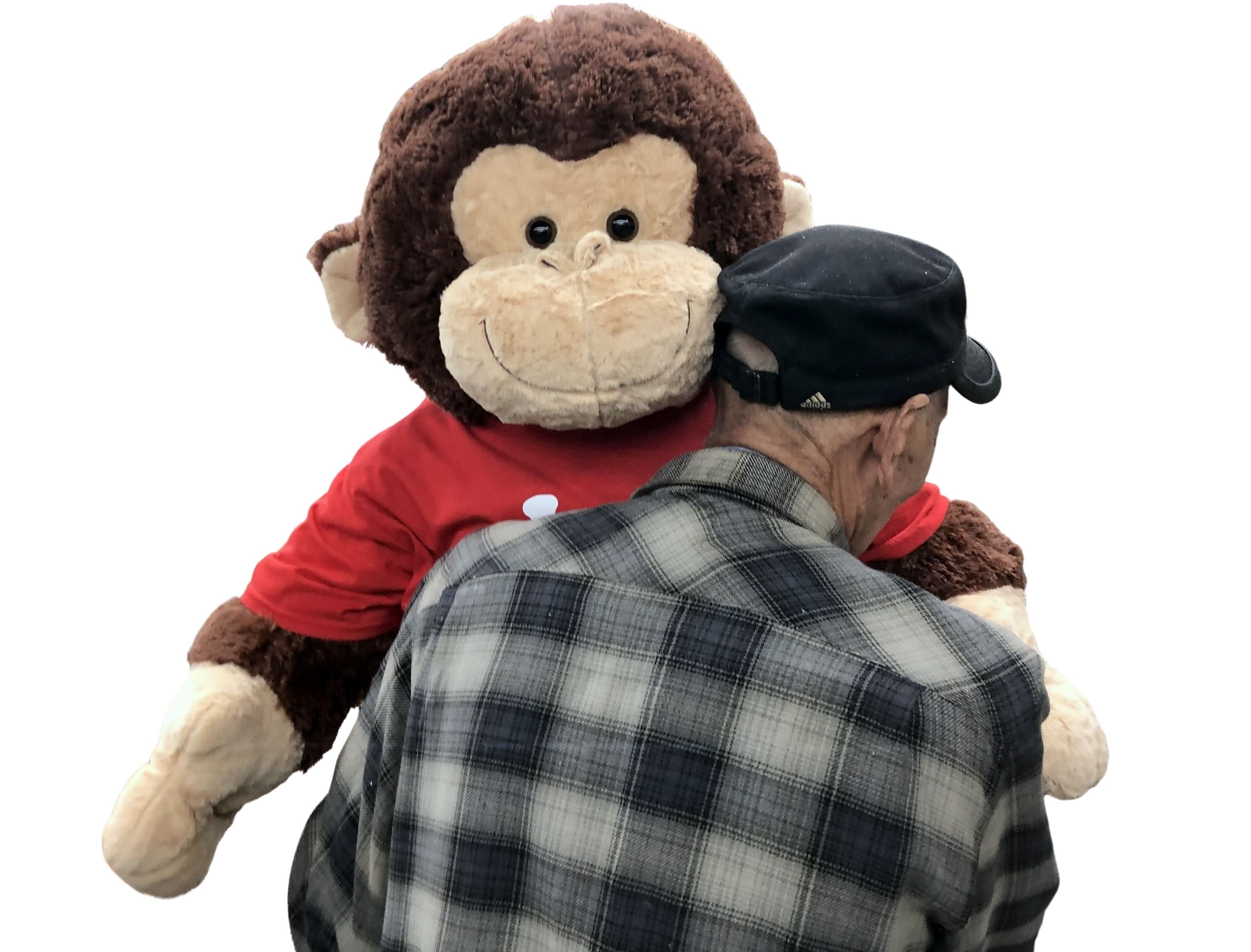 Giant Valentine Stuffed Monkey I Love You Big Plush Walmart