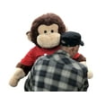 thumbnail image 5 of Giant  Valentine Stuffed Monkey I Love You - Large 4-Foot Extra-Soft Jumbo Plush Animal Dressed in Shirt - 48 in / 122 cm- Huge-Sized Gigantic Animals - Oversized Monkeys - Big Plush, 5 of 6
