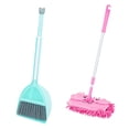 thumbnail image 3 of PITHLERS CLIMING SET Niños Herramientas de limpieza de la limpieza de niños Juega Mini escoba de juguete con DustPan Mop para niños para preescolar escoba verde, 3 of 10