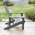 thumbnail image 5 of Superjoe Adirondack Chair All Weather High Impact Polystyrene Outdoor Chairs,Gray, 5 of 7