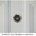 thumbnail image 4 of Peep Holes for Door, 200 Degree Zinc Alloy Door Viewer Peephole, Wide Viewing Angle with Heavy Duty Rotating Privacy Cover with 16mm/0.63inch Drill Bit for 1-1/2" to 2-3/8" Doors(B), 4 of 5
