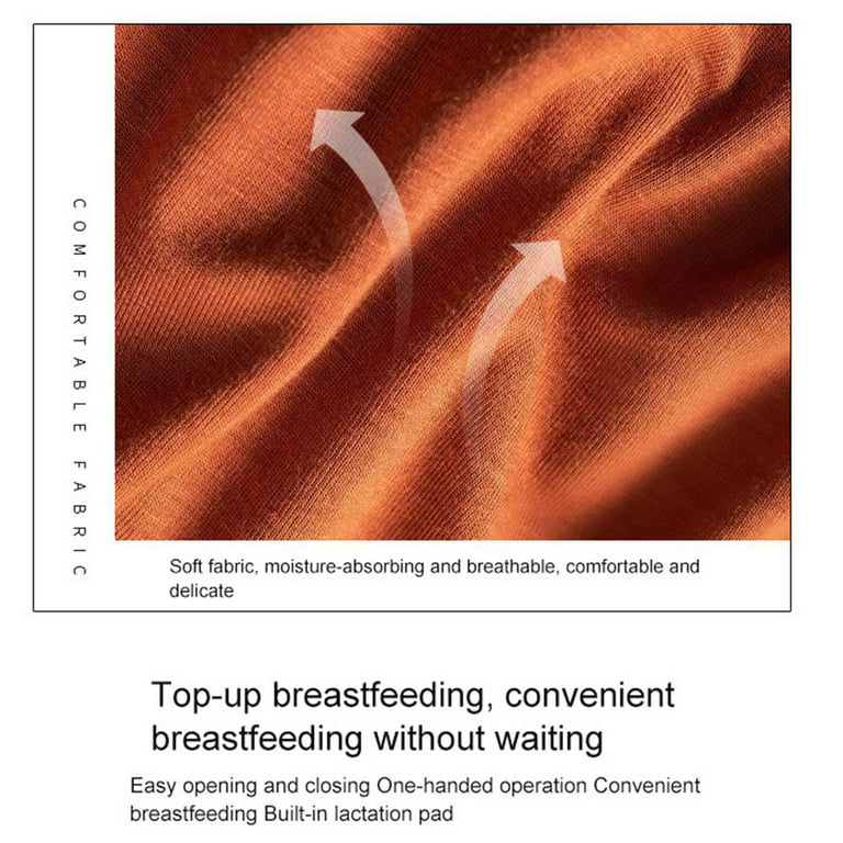 Valcatch Women's Breast Feeding Tops, Maternity Nursing Cami with