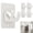 #1 A Curtain Rod Bracket, White, variant on No‑Drill Self‑Adhesive Curtain Rod Brackets, Heavy‑Duty Wall Mount Curtain Rod Holders Hooks, Easy‑Install Hardware for Window, Bathroom, Bedroom Shower Curtain Rod Support, Black
