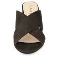 thumbnail image 2 of BLISSFUL STEP Mules à Talon Épais à Brides Croisées pour Femmes Sandales à Enfiler, 2 of 6