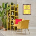 thumbnail image 2 of Stupell Industries Bisous Kiss Typography Quotes and Sayings Painting Gray Floater Framed Canvas Art Print Wall Art, 17 x 21, 2 of 9