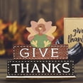 thumbnail image 3 of Cheers Letters Ornament Decorative Reusable Wood Display Socket Stand Ornament for Garden, 3 of 7
