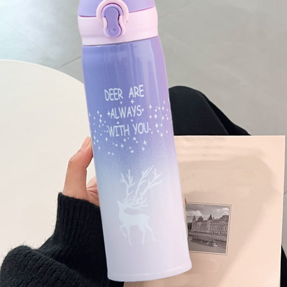 Thermos Water Bottle anlbb Stainless Reusable Cup, Insulated Design For Cold & Hot Drinks - Perfect Gift For Men, Women Him/Her on Clearance