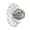 Silver, variant on Nostalgic Warehouse Ckb_Ofc Vintage Oval Fluted Crystal 1-3/16" Cabinet Knob - Nickel