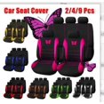 thumbnail image 1 of Funda de asiento de coche universal línea de cintura mariposa juego de 9 piezas juego de 4 piezas una gran cantidad de juego de 2 piezas, 1 of 1