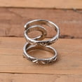 thumbnail image 4 of SS DESIGNS Arthritis Rings, Silver Splint Ring, Adjustable Ring for PIP or DIP Joint, Silver Swan Neck Splint Rings, midi ring, Full finger Ring, 4 of 4