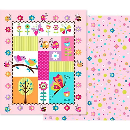 Creative Cuts Nursery Blanket Fabric Kit, Merry Meadow