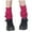 A-Hot Pink208, variant on Womens Leg Warmers Ribbed Ruched Knit Mid-Calf Socks Slouchy Stretch Soft Thermal Fashion Tall Socks For Ladies