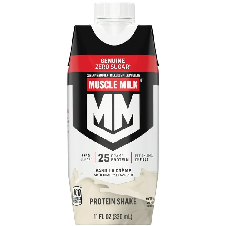 Muscle Milk Protein Shake Vanilla Creme 11 fl oz 4 Pack High